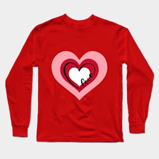 Love Heart Valentine Long Sleeve T-Shirt